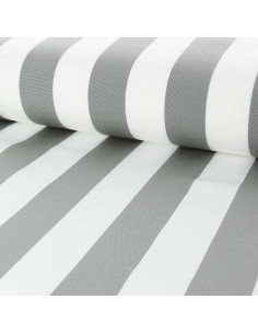 Tela sdraio - Bianco e grigio