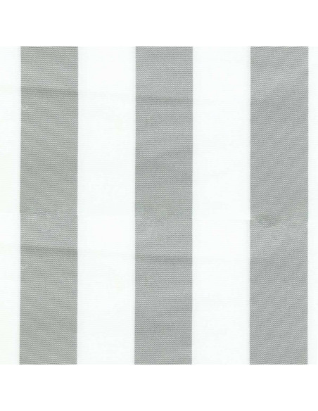 Tela sdraio - Bianco e grigio
