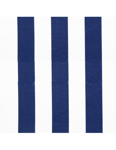 Tela sdraio - Bianco e blu navy