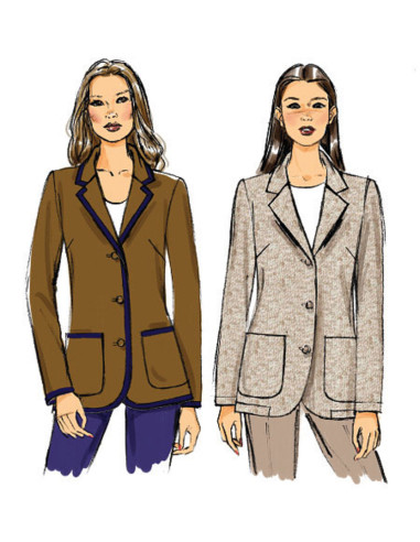 Modello di giacca - Butterick 5926