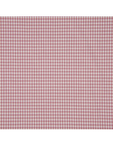 Tessuto Vichy a quadretti - Rosa antico