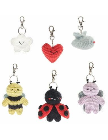 Kit crochet Ricorumi - Portachiavi Chingu sky