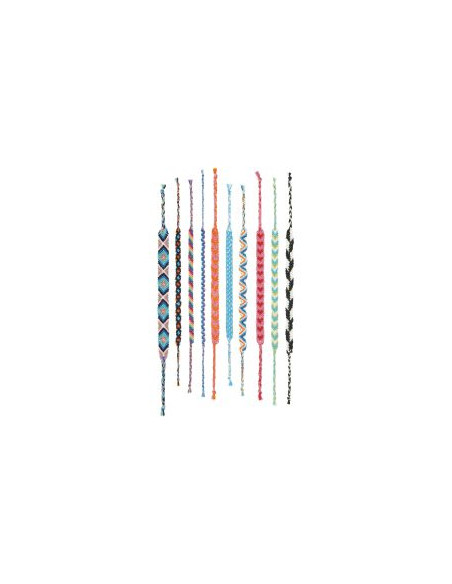 Kit braccialetto brasiliano - Colori classici
