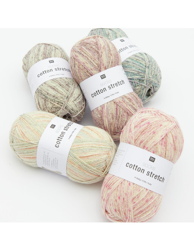 Calze in lana cotone Stretch 4 fili Rico Design