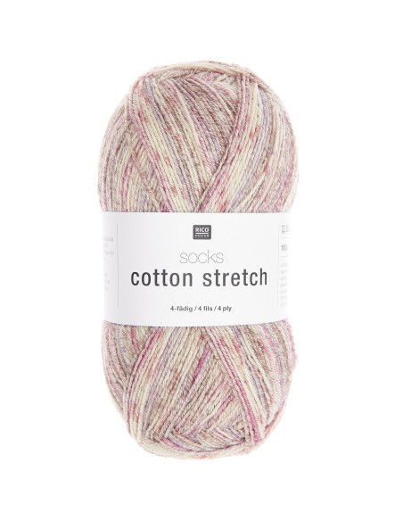 Calze in lana cotone Stretch 4 fili Rico Design