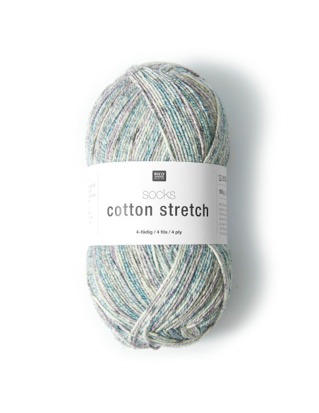 Calze in lana cotone Stretch 4 fili Rico Design