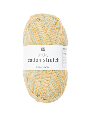 Calze in lana cotone Stretch 4 fili Rico Design