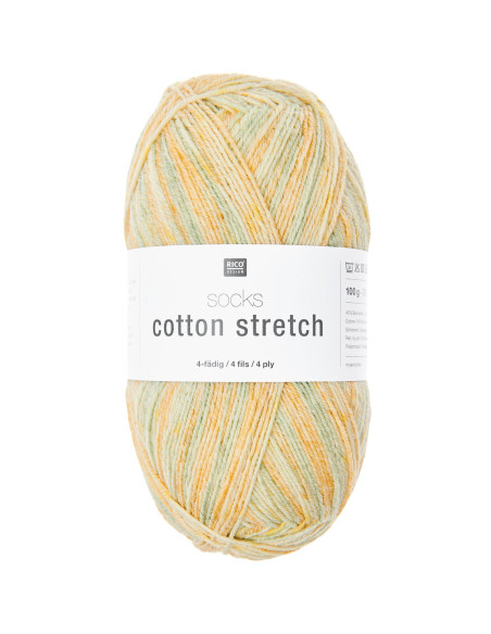 Calze in lana cotone Stretch 4 fili Rico Design