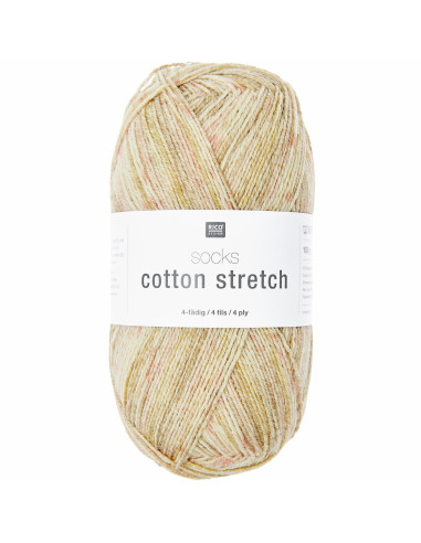 Calze in lana cotone Stretch 4 fili Rico Design