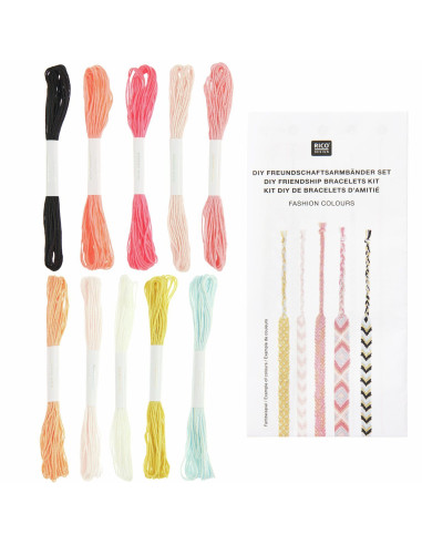 Kit braccialetto brasiliano - Colori moda