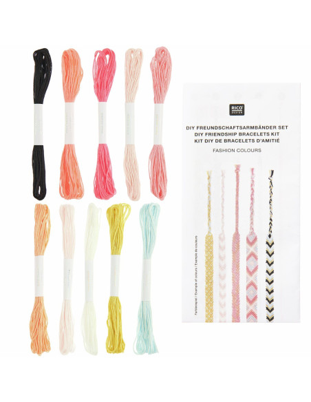 Kit braccialetto brasiliano - Colori moda