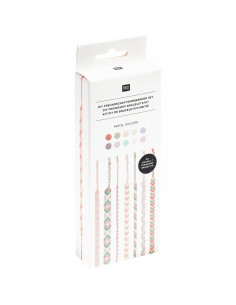 Kit braccialetto brasiliano - Colori pastello