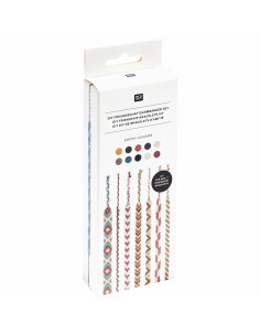 Kit braccialetto brasiliano - Colori terrosi
