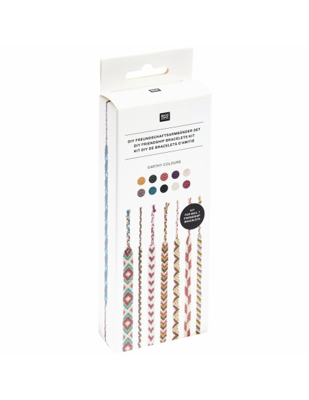 Kit braccialetto brasiliano - Colori terrosi