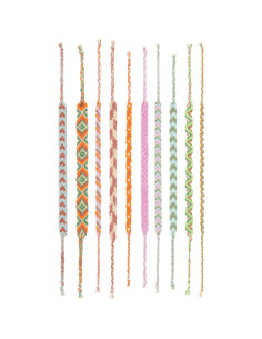 Kit braccialetto brasiliano - Colori mix neon 2