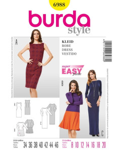 Modello di abito - Burda 6988