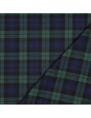Tessuti tartan scozzesi - Blu e verde