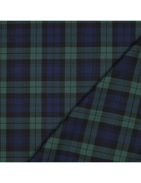 Tessuti tartan scozzesi - Blu e verde