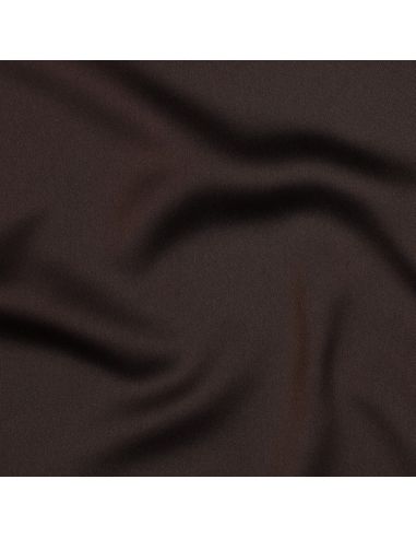 Tessuto micro satinato effetto seta - Cioccolato