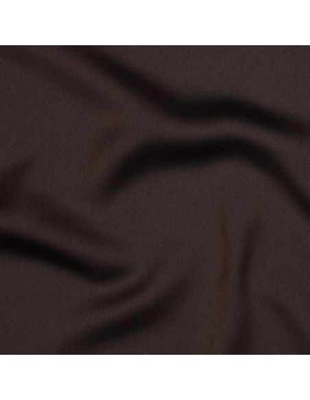 Tessuto micro satinato effetto seta - Cioccolato