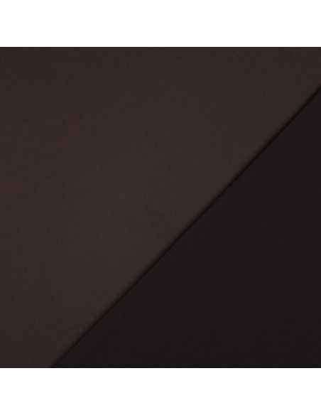 Tessuto micro satinato effetto seta - Cioccolato