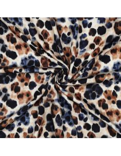 Tessuto viscosa effetto satinato - Selvaggio chic écru
