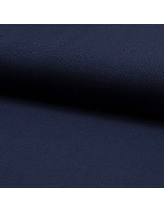 Tessuto piqué di cotone per polo - Blu navy