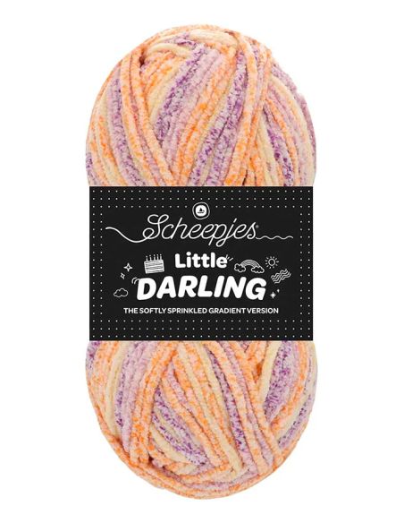 Filato chenille Scheepjes Little Darling Sprinkled Gradient