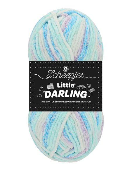 Filato chenille Scheepjes Little Darling Sprinkled Gradient