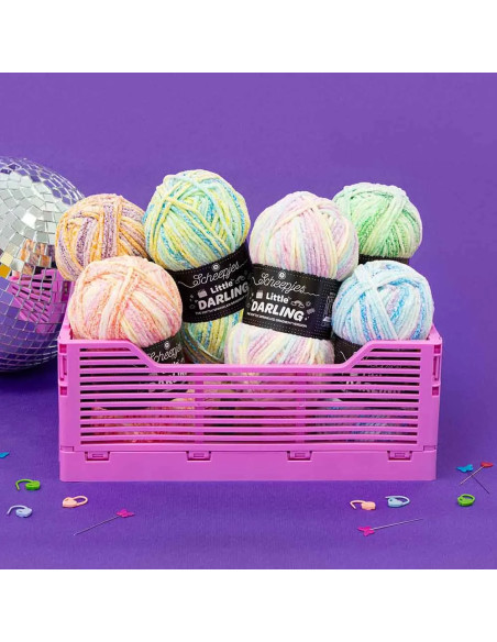 Confezione di 4 gomitoli Scheepjes Little Darling Sprinkled - Puddle Play