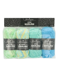 Confezione di 4 gomitoli Scheepjes Little Darling Sprinkled - Puddle Play