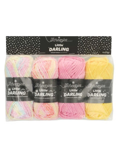 Confezione di 4 gomitoli Scheepjes Little Darling Sprinkled - Sundae Parade