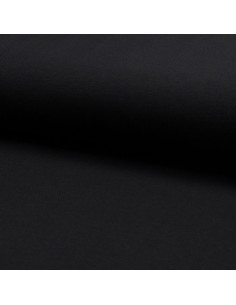Tessuto piqué di cotone per polo - Nero