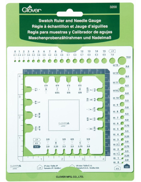 Regola a campioni e calibro per aghi