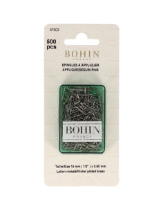 Scatola di 500 spilli per applicazioni Bohin