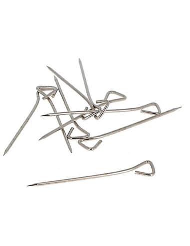 Scatola di 100 spilli con testa triangolare speciali per quilt a macchina Bohin