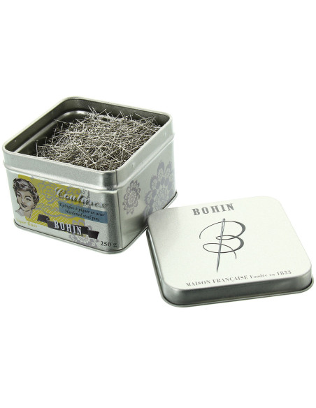 Scatola di 250 gr di spilli super-fini Bohin