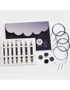 Custodia per ferri circolari KnitPro in carbonio