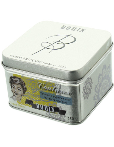Scatola di 250 gr di spilli super-fini Bohin