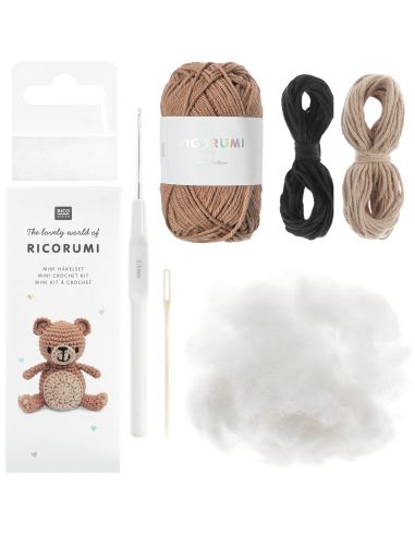 Mini kit crochet Ricorumi - Orsetto