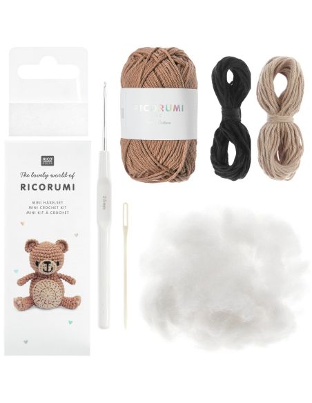 Mini kit crochet Ricorumi - Orsetto
