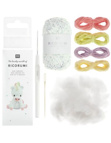 Mini kit crochet Ricorumi - Unicorno
