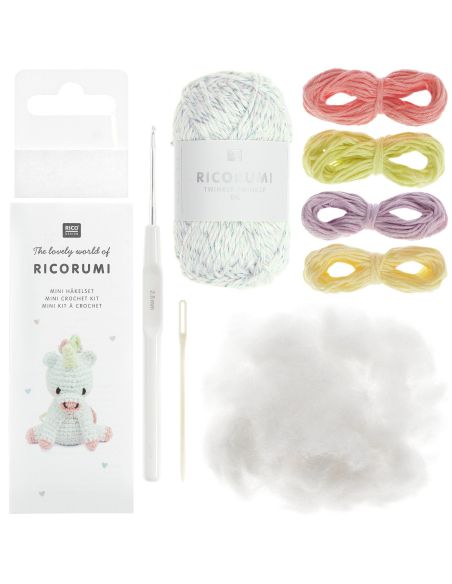 Mini kit crochet Ricorumi - Unicorno