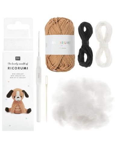 Mini kit uncinetto Ricorumi - Cane