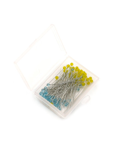 Scatola di 100 spilli ultra-sottili per patchwork Clover