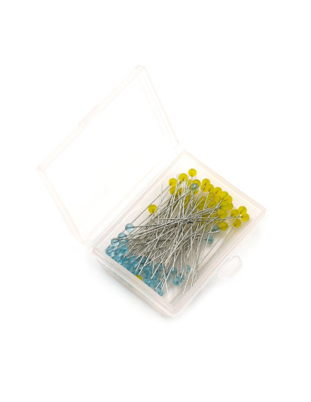 Scatola di 100 spilli ultra-sottili per patchwork Clover