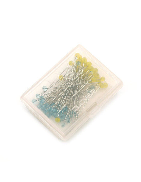 Scatola di 100 spilli ultra-sottili per patchwork Clover