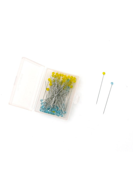 Scatola di 100 spilli ultra-sottili per patchwork Clover