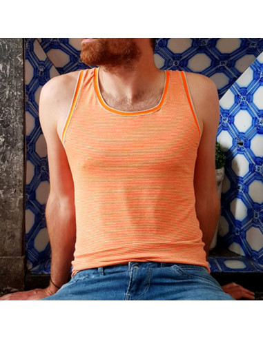 Modello di boxer e canottiera da uomo L'Audacieux - Les BG