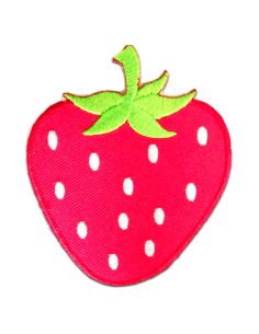 Écusson thermocollant grosse fraise